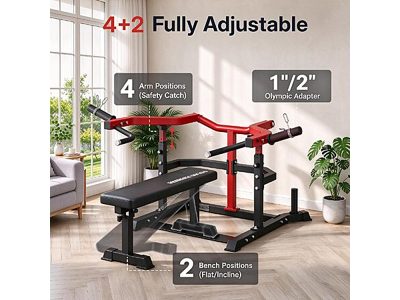 YOLEO 2-in-1 Chest Press Machine