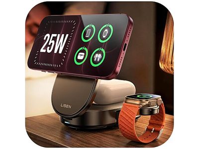 LISEN Qi2.2 3-in-1 Charger