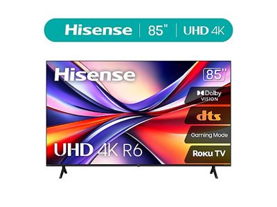 Hisense 85" R6 4K Roku TV