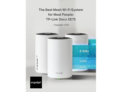 TP-Link Deco XE75 WiFi 6E Mesh 3-Pack