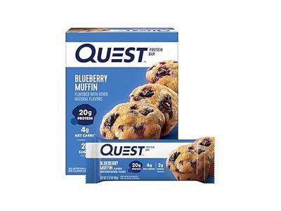 Quest Blueberry Muffin Protein Bars 4-Pack