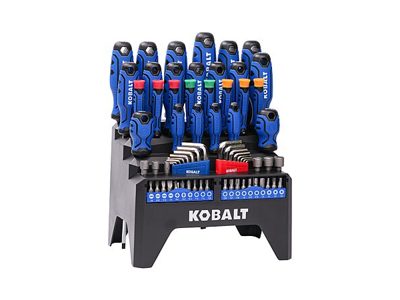 Kobalt 69-Pc Screwdriver Set w/ Rack