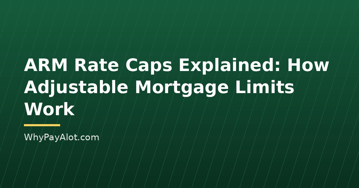 ARM Rate Caps Explained: How Adjustable Mortgage Limits Work